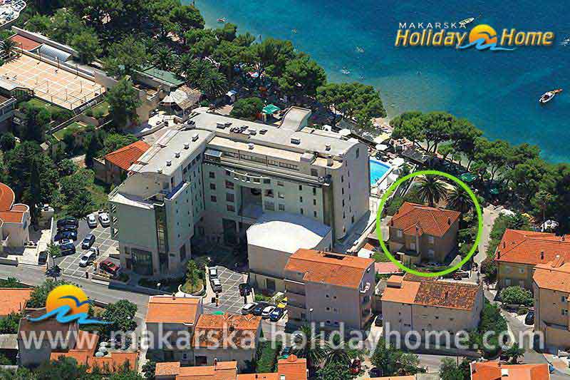 Makarska Kroatien Ferienwohnung direkt am Strand  - Apartment Niko 01