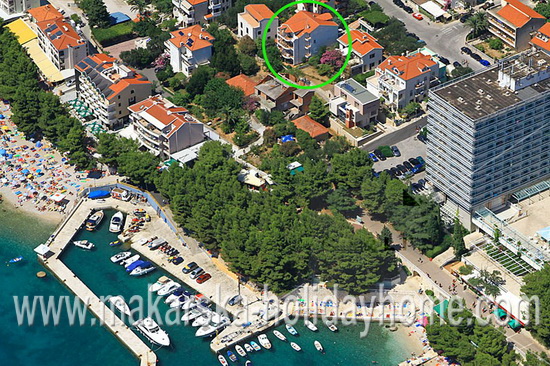 Makarska Ferienwohnung direkt am Strand für 4 Personen - Ferienwohnung Pivac A1