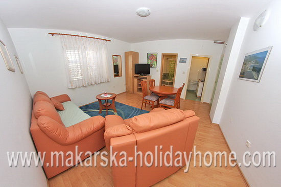 apartments near the beach in Makarska