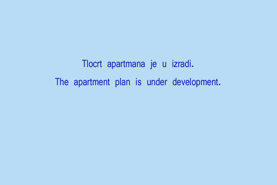 apartmani uz plažu u Makarskoj, apartmani Plaža, tlocrt app 2