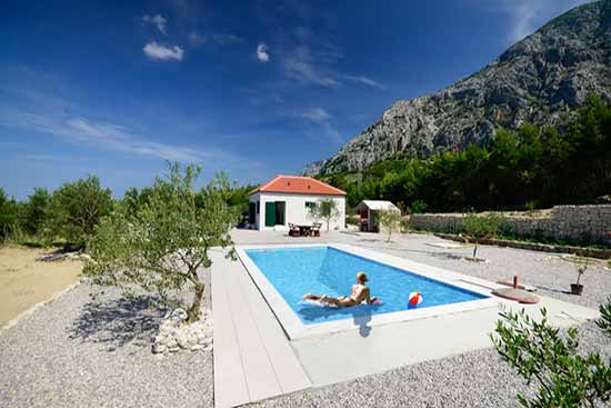 Croatia House with swimming pool for rent Makarska-Villa Skender