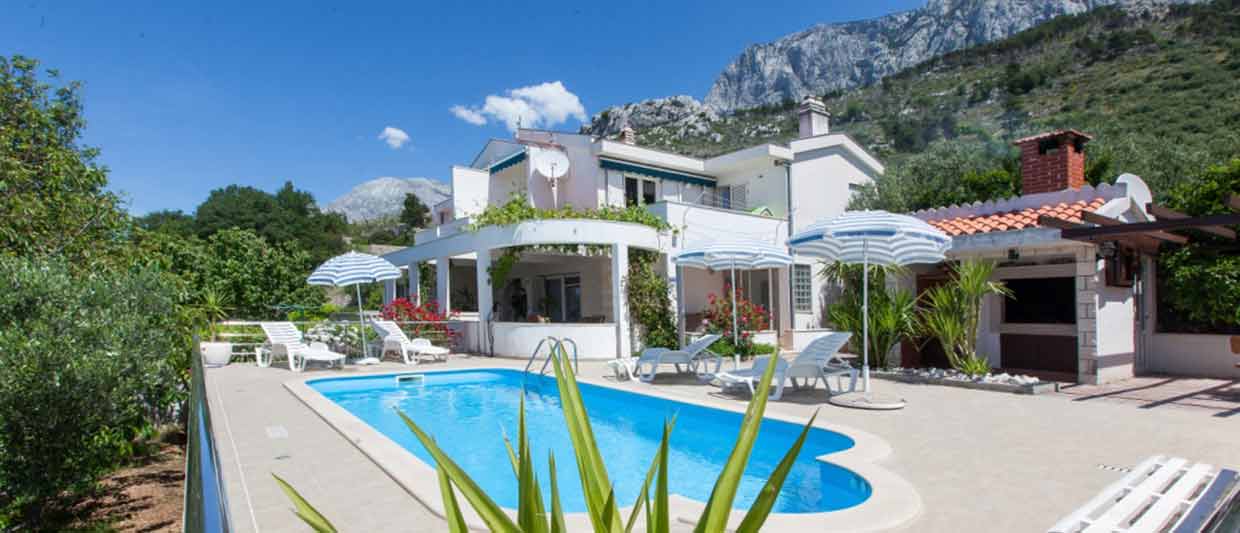 Ferienhäuser mit privatem Pool in Kroatien - Makarska Villa Milinovic